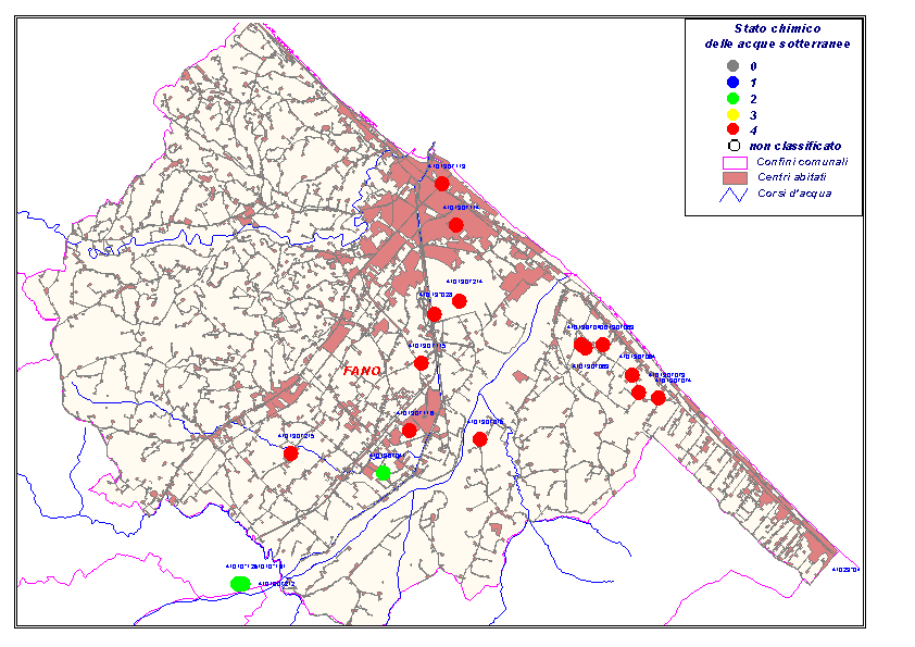 FANO Codice Comune 41013 Pozzi e sorgenti Codice località tipo classificazione importanza N prese 4101307075 Caminate p 4 1-5 l/s 41013*3 Ca' Severi p 4 1-5 l/s 4101306036 Magliano s 4 1-5 l/s