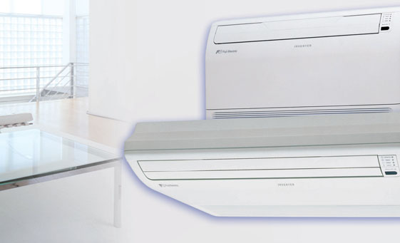 tecnologia pavimento/soffitto, soffitto inverter, inverter Installazione versatile Queste unità si adattano facilmente a qualsiasi tipo di installazione senza la necessità di lavori nel locale per l