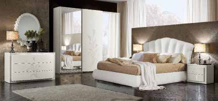 40 Armadio / Wardrobe NOTTURNO GLITTER cod. RB0055 L/W 276 P/D 66 H 247 Disponibile anche in H 221 Also available in H 221 Letto / Bed GISELLE cod.