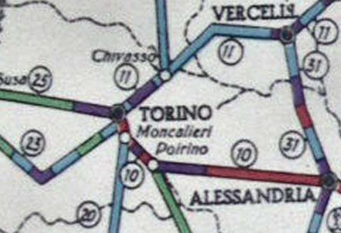 Infrastrutture e pianificazione territoriale Nel 1933 si stimavano flussi di traffico commerciale, ad esempio nel tratto