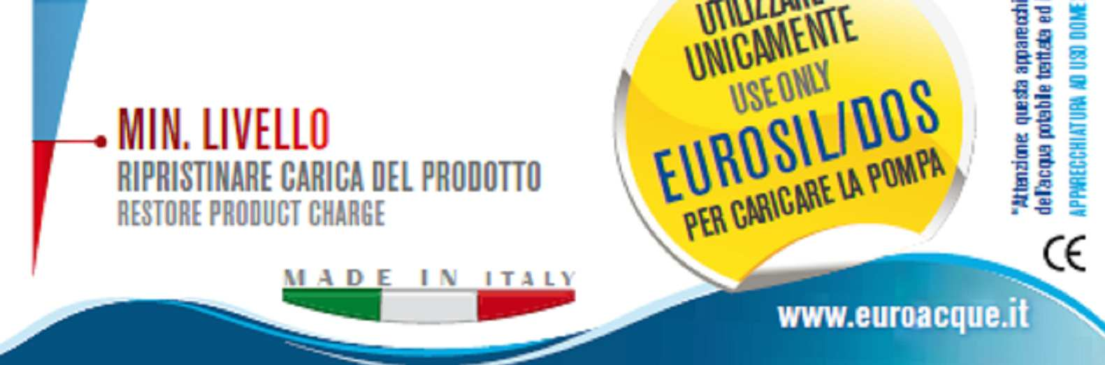 COLLAUDO La pompa SMART è collaudata s.c. presso la Euroacque. Il collaudo in cantiere deve essere eseguito da personale qualificato. In caso contrario comunicare al ns.