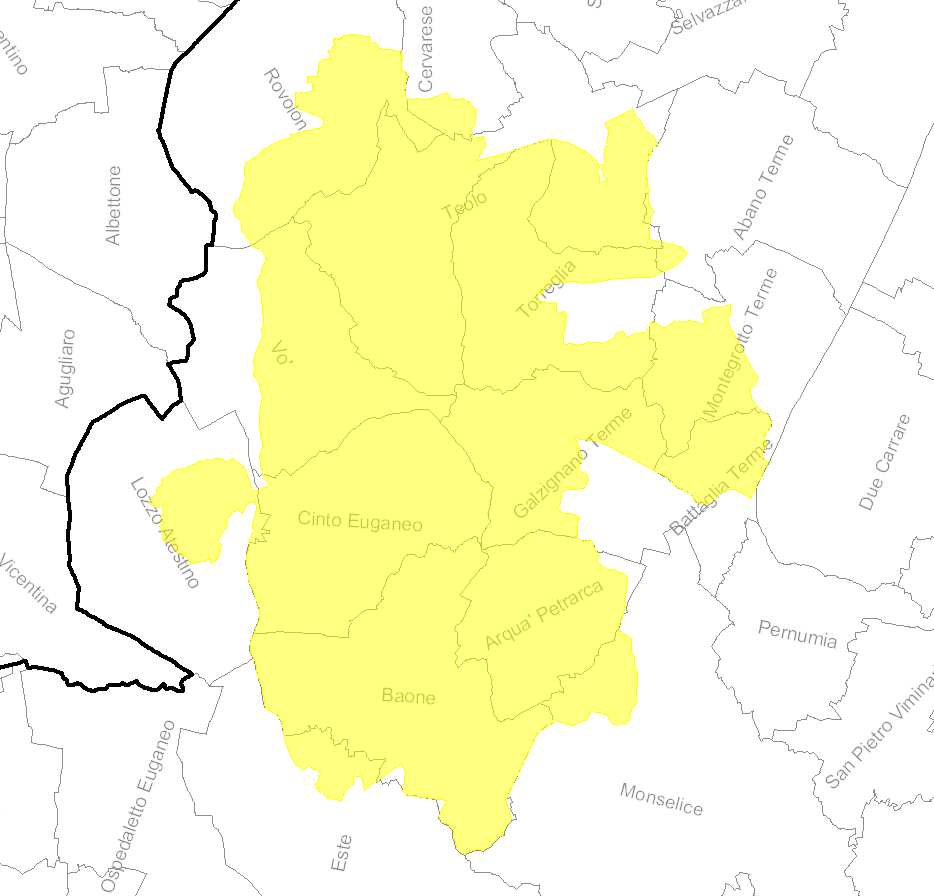 Piano di Gestione n 24 Sito/i: IT3260017 Colli Euganei - Monte Lozzo - Monte Ricco Ente Redattore: Ente Parco Regionale dei Colli Euganei Provincia/e: Padova Comune/i: Abano Terme; Arqua' Petrarca;