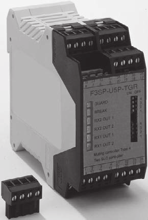 Sensore fotoelettrico di sicurezza monoraggio + Unità di controllo Serie con FSP-UP-TGR e FSP-U5P-TGR Caratteristiche L è un sensore fotoelettrico monoraggio di tipo destinato a essere utilizzato con