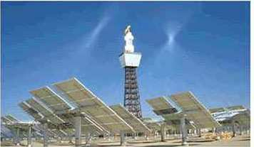 1. Impianti a torre solare Taglia commerciale: 10 MW Punti di forza: Costi tendenzialmente minori delle altre tecnologie; Tempi di realizzazione minori.
