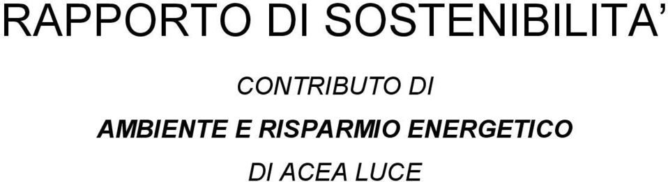 CONTRIBUTO DI