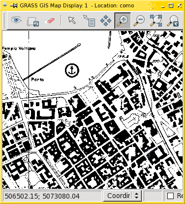 Importazione dati raster -