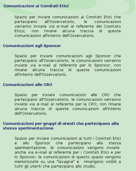 Comunicazioni tra