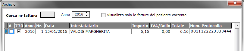 Indicare una Data Inizio ed una Data Fine. Le fatture senza la colonna Tipo indicata (SR, IC, AA) verranno inviate con Tipo SR.