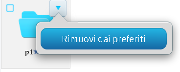 4. Gestione preferiti 4.1 Modulo vbox in Pronto E possibile identificare cartelle e file come Preferiti.