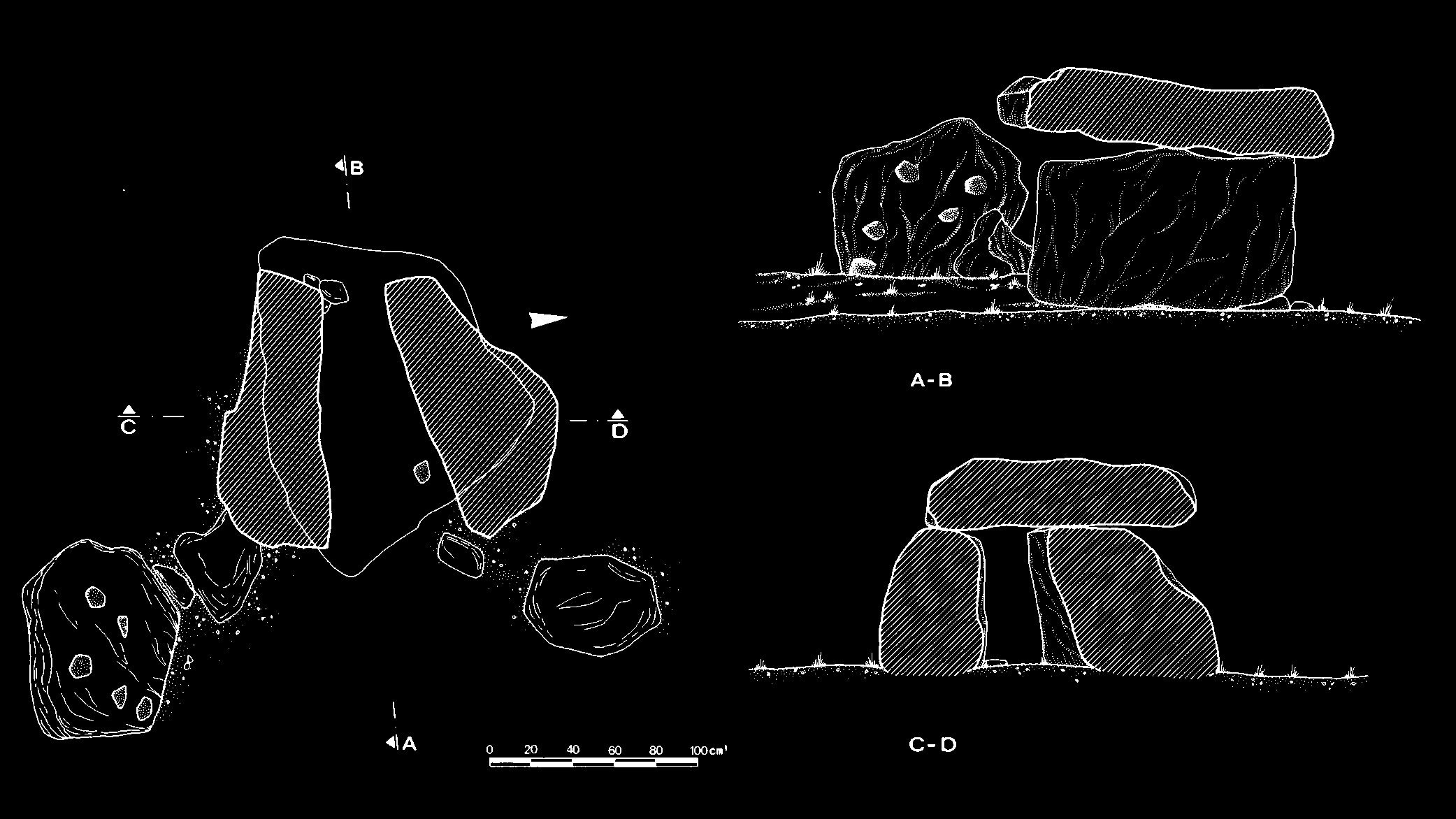 Fig. 9. Macomer, Dolmen Aeddo. Fig. 10. Macomer, Dolmen Aeddo. Fig. 11.