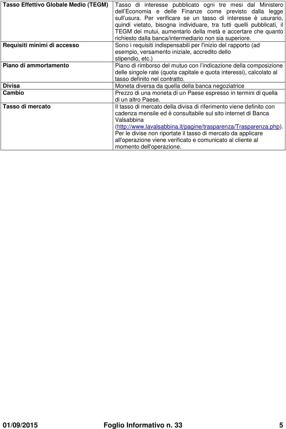 Per verificare se un tasso di interesse è usurario, quindi vietato, bisogna individuare, tra tutti quelli pubblicati, il TEGM dei mutui, aumentarlo della metà e accertare che quanto richiesto dalla