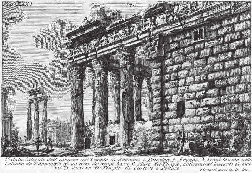 San Lorenzo in Miranda Fig. 36. Nolli, Pianta Grande di Roma, 1748, detaliu. Fig. 37.