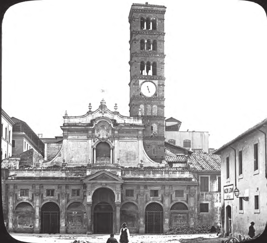 Basilica di Santa Maria in Cosmedin Fig. 46. Santa Maria in Cosmedin, pe la 1880.