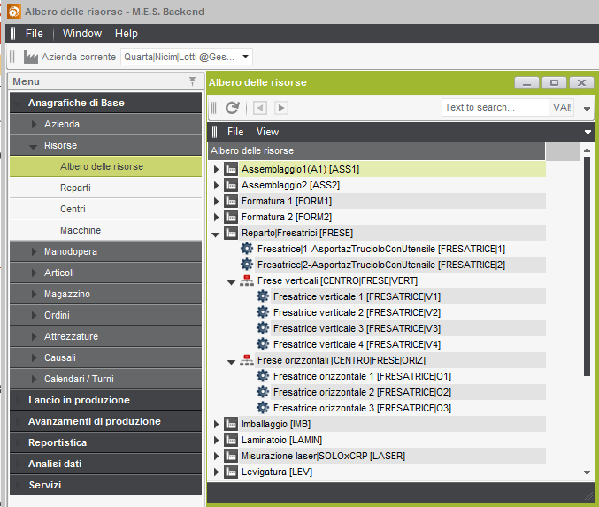 MES Manufacturing Execution System Images here Back-End