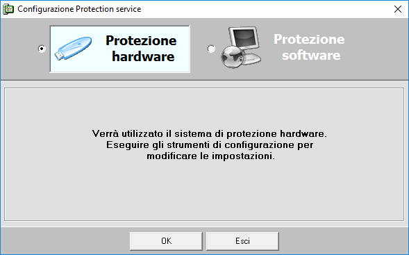 Per passare dalla protezione hardware a quella software è necessario inserire un codice di accesso : Il codice di accesso viene fornito in tempo reale da una applicazione web Dopo aver