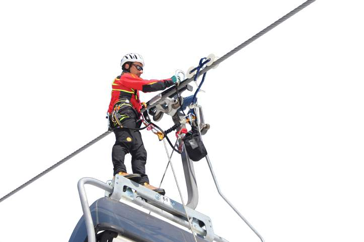 SCHEDA 12 PROCEDURE PER IL SOCCORSO (MANOVRE TIPO A - B) CALATA DEL SOCCORRITORE IN LINEA AL VEICOLO SUCCESSIVO O A TERRA Obiettivo: finite le operazioni di evacuazione da un veicolo, il soccorritore