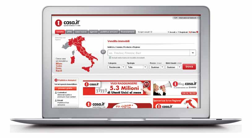 CASA.IT PARTNER PERFETTO PER IL TUO BUSINESS ONLINE Per maggiori informazioni un consulente commerciale è a tua disposizione per studiare la soluzione più adatta alle tue esigenze.