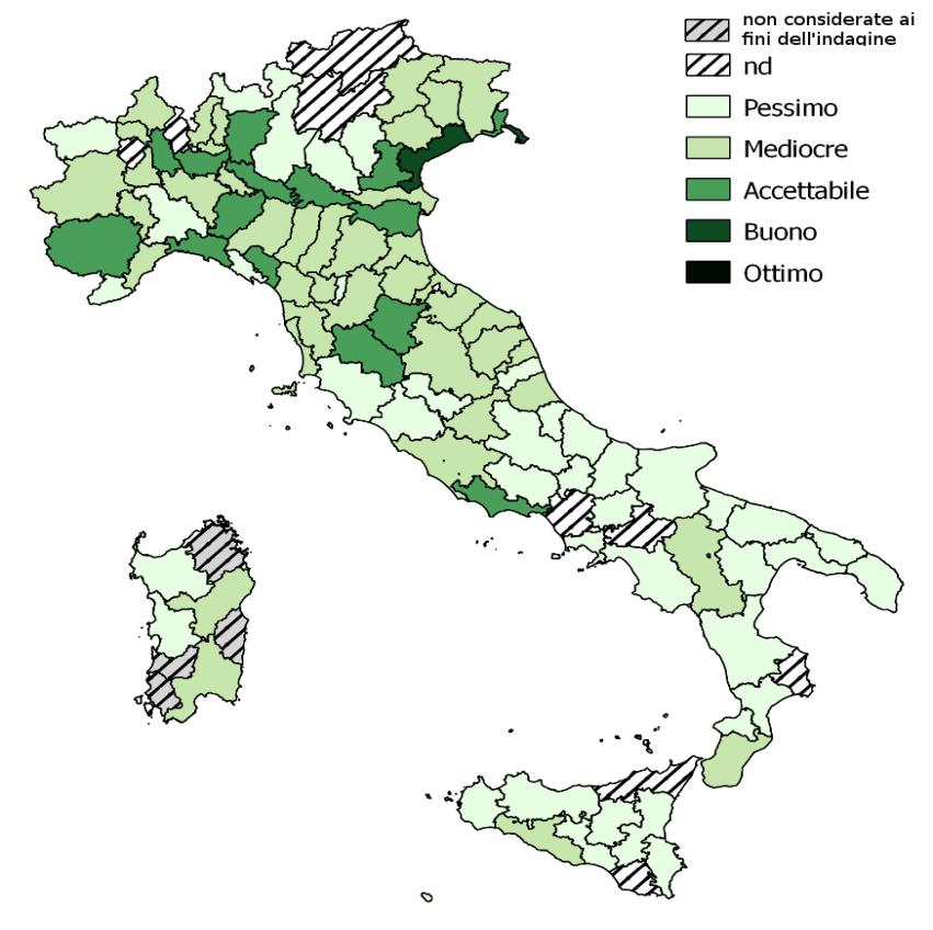 Qualità del servizio RSU: Milano tra le prime in Italia Raccolta di Rifiuti Solidi Urbani: giudizio di qualità Città Milano Caratteristiche del Servizio Completezza della Carta del Servizio