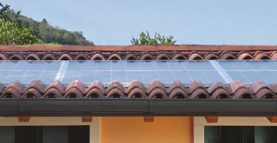 »» Flessibilità Con Conergy SolarDelta tutti i tipi di moduli con o senza telaio comunemente in commercio possono essere integrati nei tetti con qualsiasi tipo di copertura.