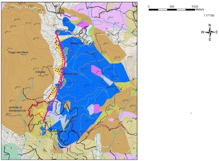 Il sistema geotermico di Sasso Pisano Il sistema geotermico di Sasso Pisano è così strutturato: - La fonte di calore deriva da un plutone in via di raffreddamento a bassa profondità (geologicamente