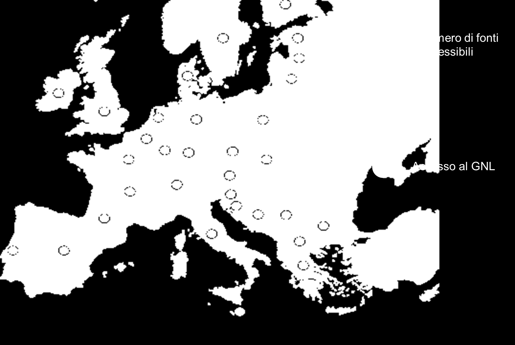 Il mercato del gas italiano nel panorama europeo Highlights Italia Italia terzo mercato in Europa (dopo Germania e UK) Il sistema infrastrutturale italiano del gas è sviluppato su oltre 290.