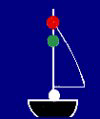 R: regola 25 (navi a vela in navigazione e barche a remi): una nave a vela in navigazione deve mostrare i fanali laterali, il fanale di poppa.