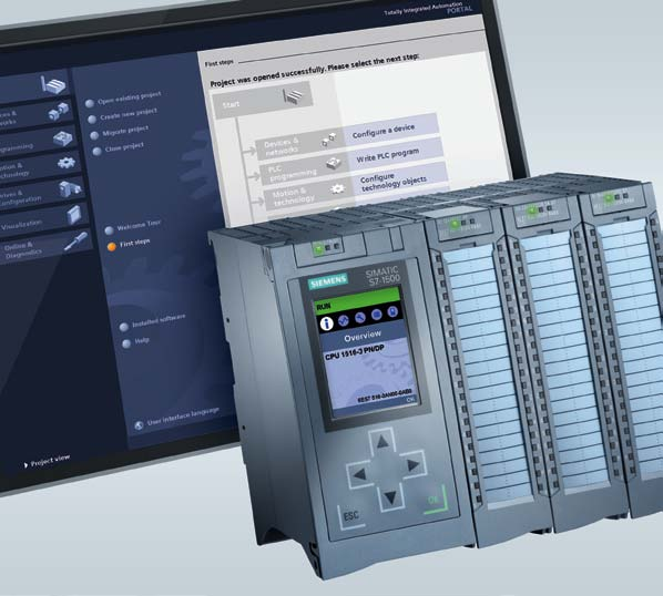 Panoramica della gamma di prodotti SIMATIC S7-1500 più TIA Portal Potenza + Efficienza Il non plus ultra dell