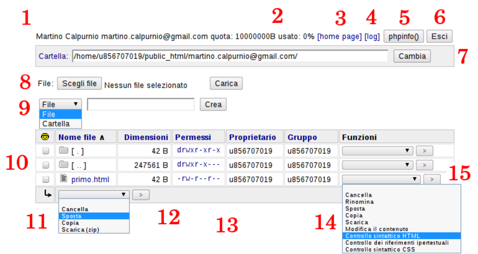 1848 volume I Sistemi GNU/Linux Per la debolezza descritta, si tratta di un servizio puramente didattico, dove chi lo utilizza deve avere l accortezza e il rispetto necessari, nei confronti di tutti