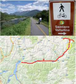 4.1 Sentiero Valtellina Il cicloturismo, infatti, sta vivendo un momento di crescita e costituisce una significativa opportunità per ampliare lo sviluppo del turismo nelle regioni alpine.