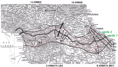 Le linee del fronte in