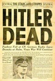 30 aprile 1945 - Hitler si suicida