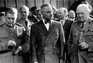 1945 luglio, Potsdam Churchill, Truman, Stalin alla conferenza di Potsdam Qui