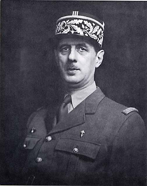 La Francia libera Il giovane generale Charles De Gaulle si rifugia a