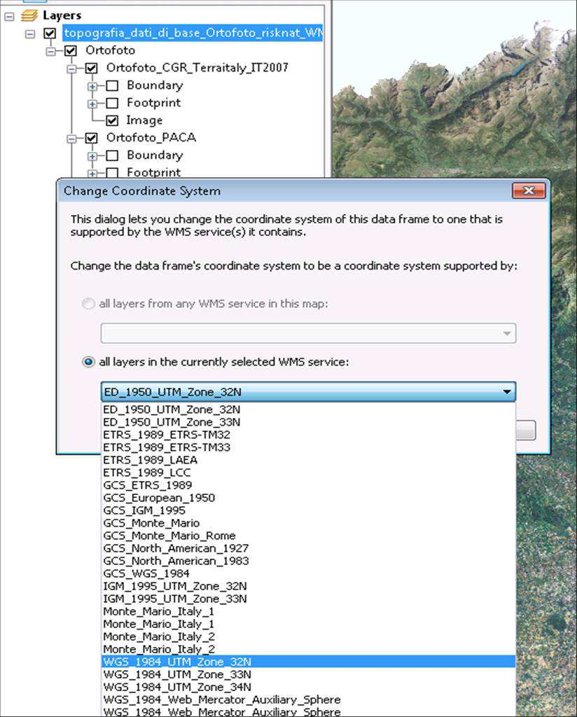 Nella nuova finestra comparirà il nome del dataset che vogliamo caricare e quindi possiamo confermare cliccando sul tasto Add per visualizzare immediatamente il dato in ArcGIS (nel caso in cui il