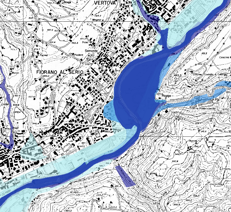 Il territorio di Bergamo nelle mappe di pericolosità e