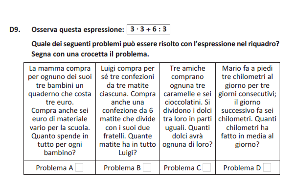 La domanda D23 aveva un livello di difficoltà medio alto, mentre La D9 mediobasso.