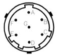 ONNESSIONI ELETTRIHE onnettore 6 pin VPT07RA10-6PT2 (PT02A-10-6P) onnettore 8 pin (inder) M16 DIN/EN45326 (09-0173-00-08) onnettore 7 pin (AMPHENOL) 62IN-5016-10-7P-4-M AESSORI onnettori onnettore 6