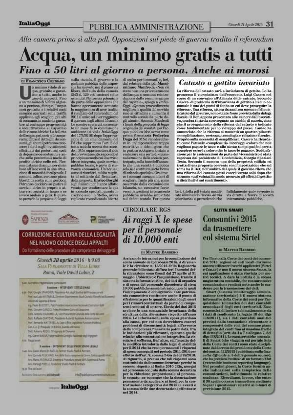 Pagina 31 Italia Oggi Catasto a gettito invariato La riforma del catasto sarà a inviarianza di gettito.