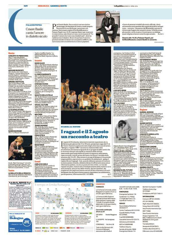 Pagina 14 La Repubblica (ed.
