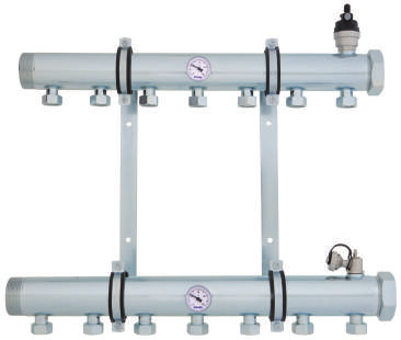 Collettore a barre Gusci isolanti per collettori Topway con staffe regolabili e metalliche 1 1 90062280 In polietilene espanso reticolato a cellule chiuse. N fori derivazioni: 13, I: 50 mm.