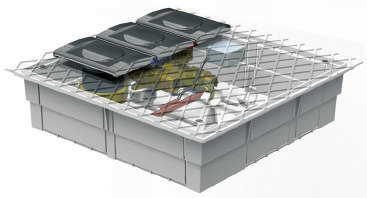 Hydrobox Plus Cassetta da incasso per acqua con valvole a sfera, manopole a scomparsa e circolatore Impieghi Cassetta per collettori di distribuzione sanitari, preassemblata con valvole di