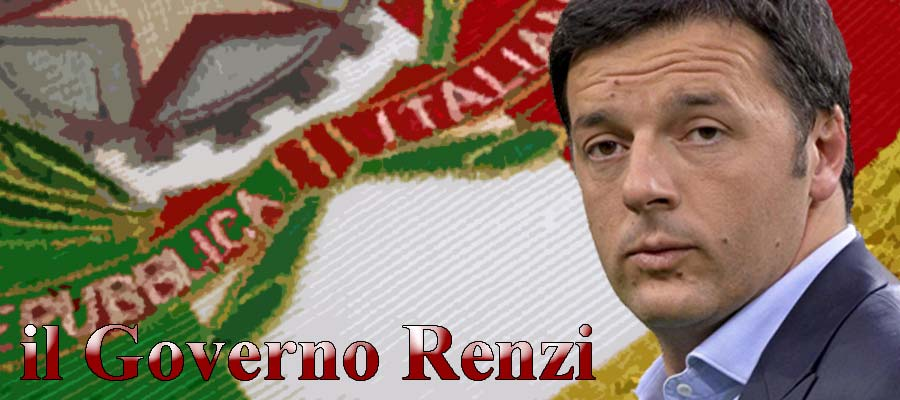 Il governo Renzi è il sessantatreesimo governo della Repubblica Italiana, il secondo della XVII Legislatura, in carica a partire dal 22 febbraio 2014, giorno in cui ha prestato giuramento succedendo