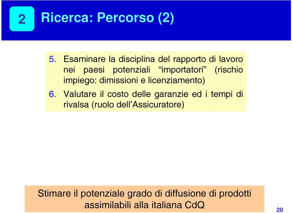 (rischio impiego: dimissioni e licenziamento) 6.