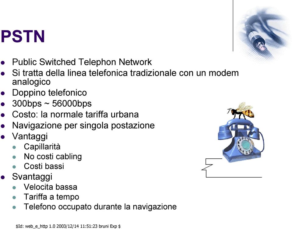 la normale tariffa urbana Navigazione per singola postazione Capillarità No