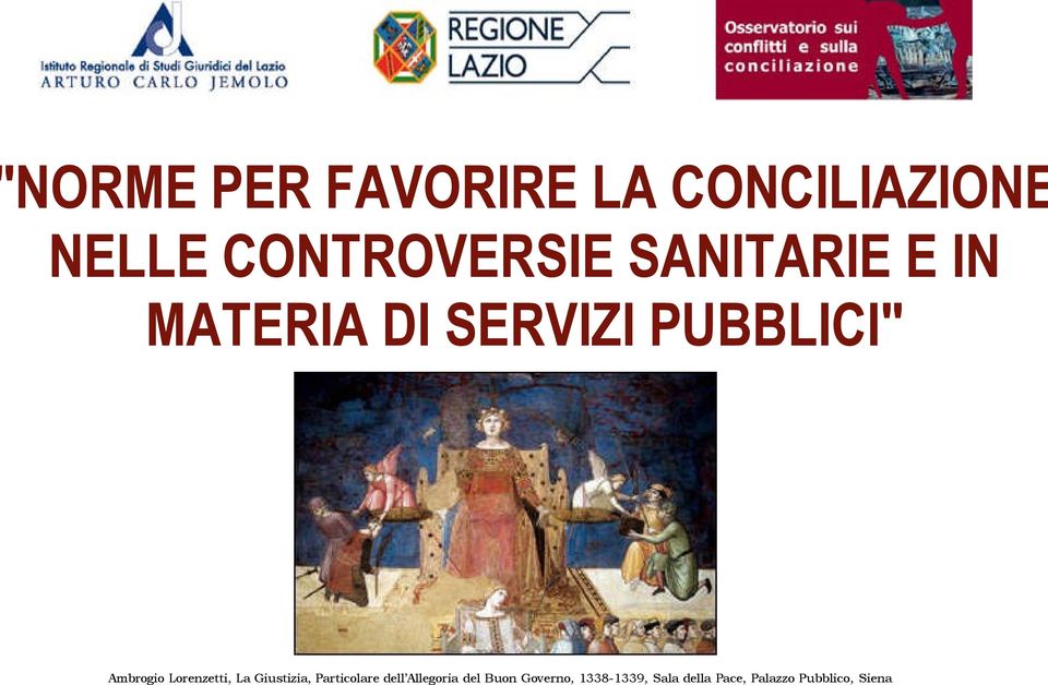 Lorenzetti, La Giustizia, Particolare dell Allegoria del