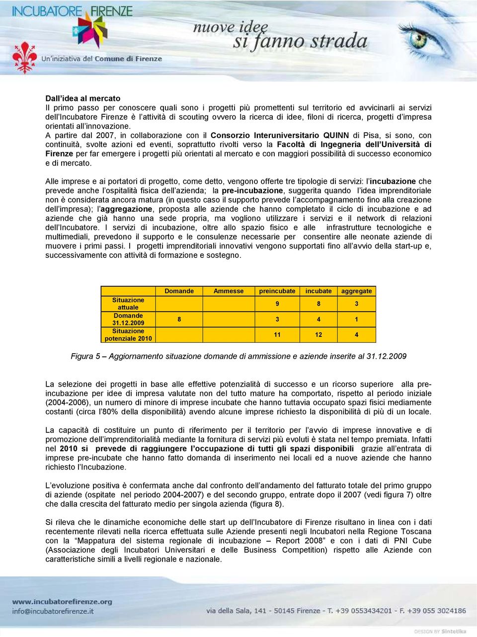 A partire dal 2007, in collaborazione con il Consorzio Interuniversitario QUINN di Pisa, si sono, con continuità, svolte azioni ed eventi, soprattutto rivolti verso la Facoltà di Ingegneria dell