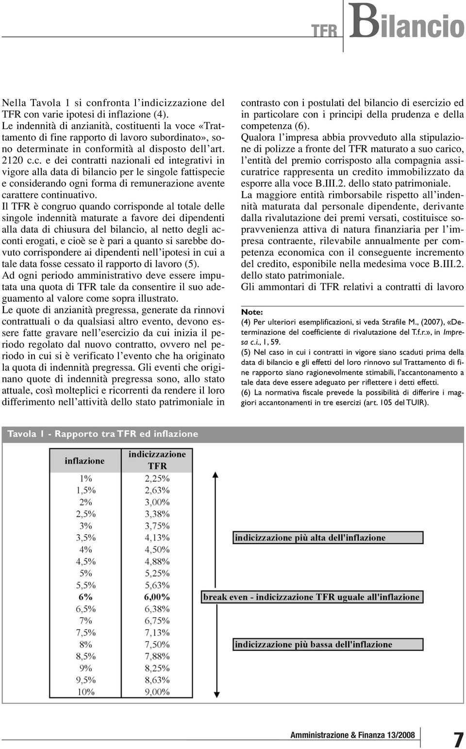 stituenti la voce «Trattamento di fine rapporto di lavoro subordinato», sono determinate in conformità al disposto dell art. 2120 c.c. e dei contratti nazionali ed integrativi in vigore alla data di bilancio per le singole fattispecie e considerando ogni forma di remunerazione avente carattere continuativo.