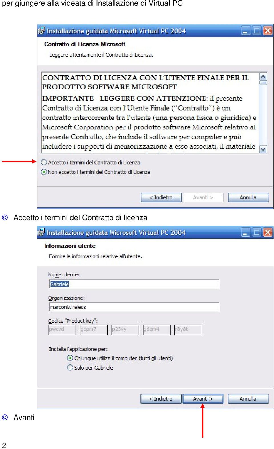 Virtual PC Accetto i