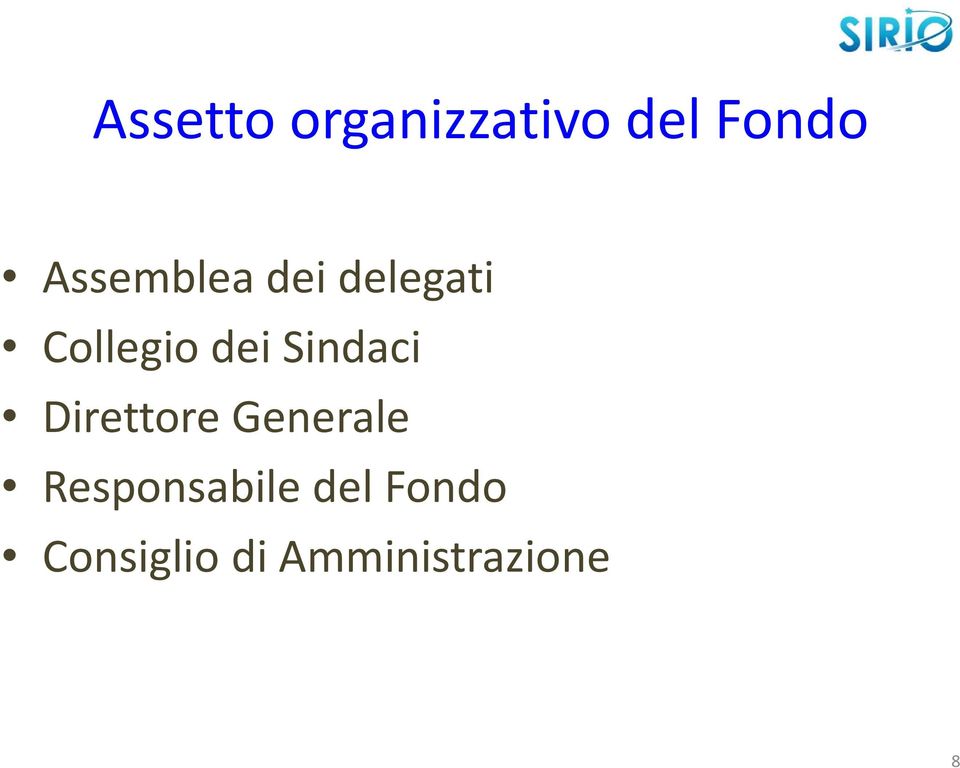 Sindaci Direttore Generale