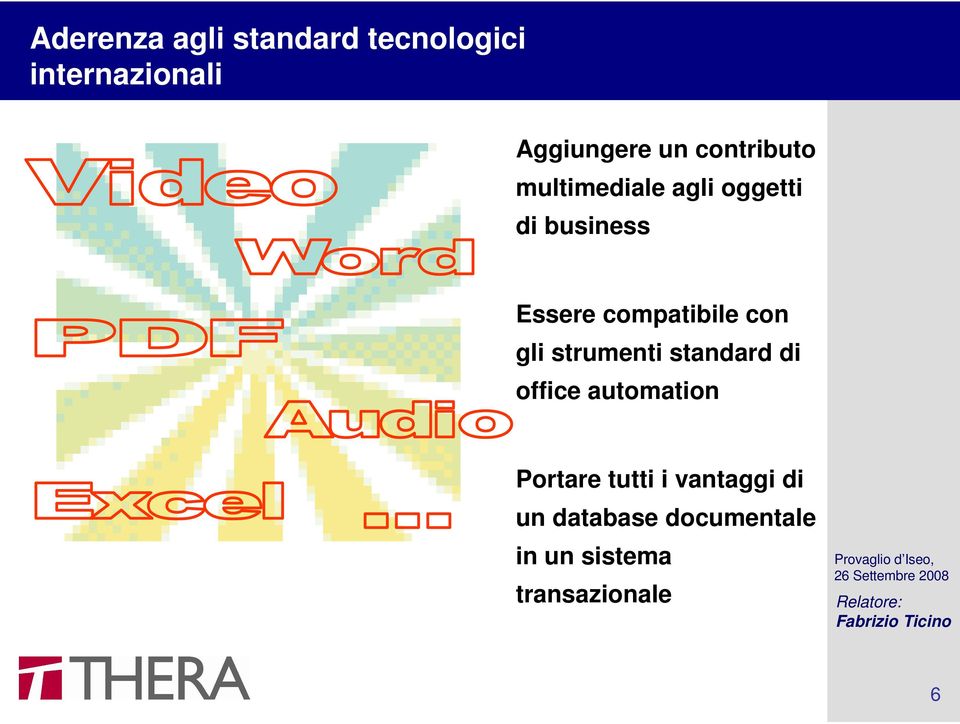 compatibile con gli strumenti standard di office automation